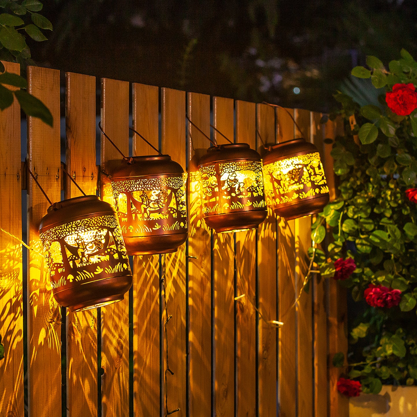 2 Pack Frog Solar Lanterns Outdoor Waterproof,Hanging Solar Lights Frog Gifts for Women Men Metal LED Decorative Light for Yard,Patio,Lawn,Tabletop,Pathway,Landscape,Garden Decor